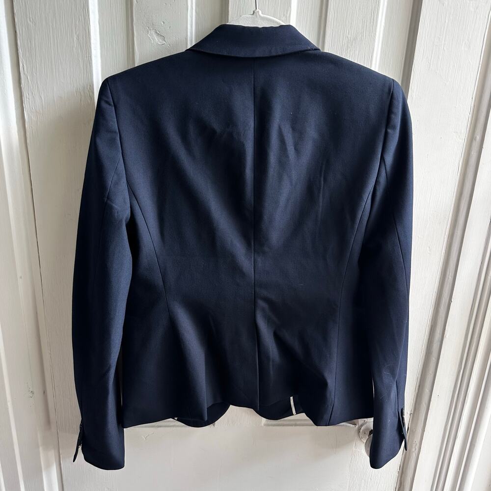 Ann Taylor The One Button Blazer Jacket in Seasonless Stretch Navy - Picture 6 of 8